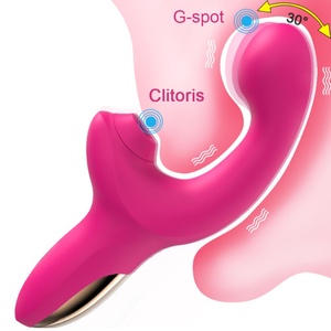 هزاز نسائي ثلاثي الوظائف لتحفيز البظر وتدليك نقطة جي مع خاصية المص للنساء - Product Image 4