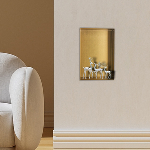 13.4 pouces or brossé acier inoxydable 304 armoire <span class=keywords><strong>murale</strong></span> moderne carrelage insérer <span class=keywords><strong>niche</strong></span> <span class=keywords><strong>murale</strong></span> salle de bain étagères de rangement douche - Product Image 2
