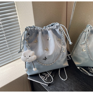 Sacs fourre-tout de luxe pour femmes, neufs et tendance, sacs à main durables en PU pour jeunes femmes, fermeture à fermoir, doublure en DACRON, décorés - Product Image 5