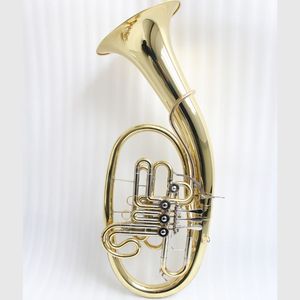 <span class=keywords><strong>Tuba</strong></span> Wagner professionnelle de haute qualité en laiton Bb/F avec liaison à cordes - Product Image 1