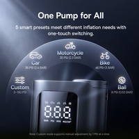 Compresseur d'air portable pour voiture VA1 Pro/Max, 7500 mAh, gonflage rapide, secours instantané, sortie maximale 100 W