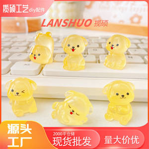 ตุ๊กตาเรซิ่นรูปสุนัขการ์ตูนน่ารัก ของตกแต่งรูปสัตว์ขนาดเล็ก งานศิลปะสะสม ขายส่ง - Product Image 4