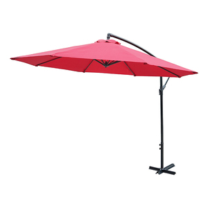 2025 2.7M / <span class=keywords><strong>3M</strong></span> ombrello giardino Hitree esterno in acciaio parasole mercato giardino Patio ombrello rotondo protezione solare antivento - Product Image 2