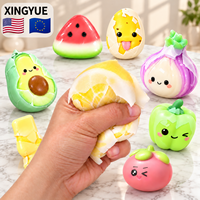 Jouets Squishy en gros : Nuages de beurre noirs, Citrouille, Chat, Mangue, Kit, Chocolat, Jumbo, Crunchy, Pain d'ananas