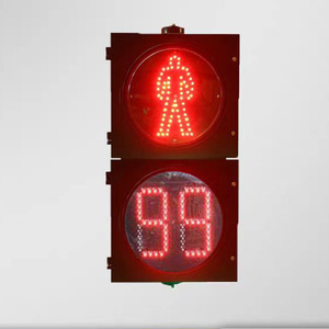 300mm plastique haute qualité Led feux de croisement pour piétons pour <span class=keywords><strong>carrefour</strong></span> avec feu de circulation compte à rebours personnalisé - Product Image 2