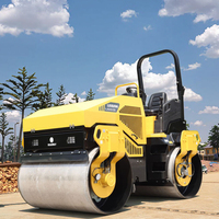 Rouleau vibratoire à double tambour de 4 tonnes (à monter) |   Compacteur d'asphalte robuste pour les grands projets d'infrastructures