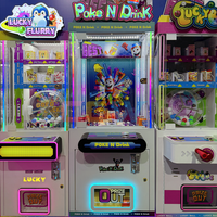 Máquina Dispensadora de Bebidas Rentable para Arcade, Máquina de Juego de Redención de Premios para Centros de Entretenimiento Familiar (FEC)