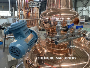 250L alta qualidade álcool destilação equipamentos cobre ainda para casa destiladores etanol com alambic - Product Image 6