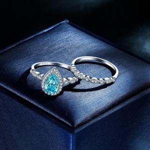 Anillo de Compromiso Minimalista Personalizado de Plata de Ley 925 con Circonita de Colores, Joyería Antidesvanecimiento para Fiestas y Regalos - Product Image 2