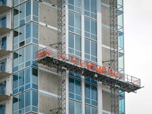 Plataforma Elevadora para Trabajos en Altura en Muros de Vidrio de Edificios, Andamio Eléctrico, Elevador de Mástil, Plataforma de Trabajo <span class=keywords><strong>Exterior</strong></span> - Product Image 5