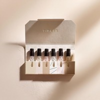 Juego de caja de descubrimiento de Perfume personalizado de 4 piezas con botellas de perfume para viales de muestra de 0,5 ml/2ml/3ml/10ml embalaje de kit de prueba de fragancia