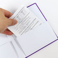 Carpeta de Presentación A4 Personalizable con Cubierta de Tela de Lino, Impresión de Carpeta de 2 Bolsillos con Logotipo