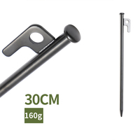Vente chaude grand robuste 20/30/40CM piquets de tente en métal piquet de Camping pour tente et plage accessoires chevilles clou