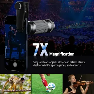 LS-36 Siêu <span class=keywords><strong>7X</strong></span> Tele 10X Macro Với 17Mm Phổ Điện Thoại Clip Đối Với iPhone/Android Điện Thoại thông minh Ống Kính - Product Image 4