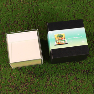 3D Memo Pad tùy chỉnh lịch dính Lưu ý Giấy cắt LED hộp Đèn cây Lưu ý pad Bookmark dễ thương văn phòng phẩm sinh nhật Giáng sinh Quà Tặng - Product Image 6