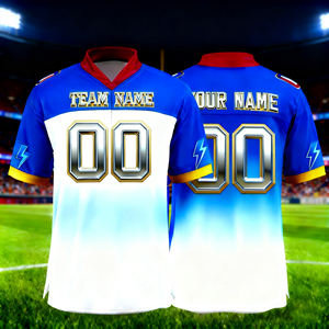 جيرسي كرة القدم الأمريكية عالية الجودة فريق موحد شبكة جيرسي كرة القدم - Product Image 1