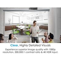 Projecteur à courte focale Optoma ZH406ST 1080p 4200 Lumens Laser pour les entreprises et l'éducation