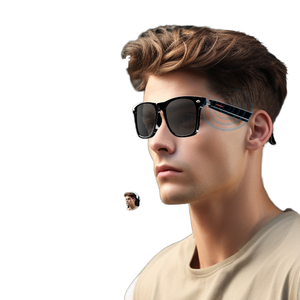 Gafas de Sol Inteligentes con Traducción IA OEM 2025 con Pantalla OLED, Resistentes al Agua IPX5, Aprobadas por CE/FCC para Llamadas con Manos Libres, Venta al por Mayor - Product Image 1
