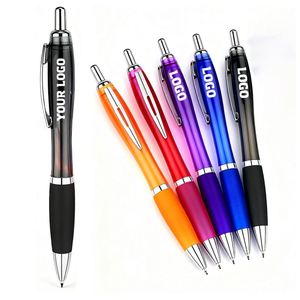 Bolígrafo Promocional de Plástico con Logotipo Personalizado, Diseño Personalizado, Recubrimiento de Pintura, Bolígrafo Giratorio - Product Image 1