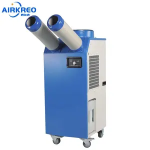 Refrigerador comercial portátil de 1 tonelada, ac para arrefecimento de ar, área interna/externa