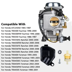Carburateur 32mm pour Honda Fourtrax 300 350 Rancher 300 350 TRX300 TRX350 Foreman 400 450 TRX400 TRX450 carburateur ATV