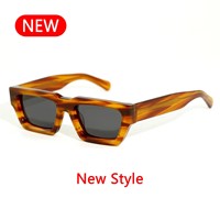 Lunettes de Créateur Homme Personnalisées, Monture Fine, Logo, Lunettes de Soleil Polarisées Femme Tendance, en Acétate 2026