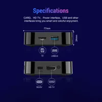 Mortal T1+ RK3518 Sistema Operativo Android 16, WiFi de Doble Banda 8K 5.0, Compatible con IPTV OTT Integrado, Bluetooth 5.0/5.4, TV Box