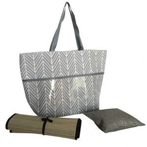 custom design beige color huge pearl bead bag sea beach Bag - Product Image 4