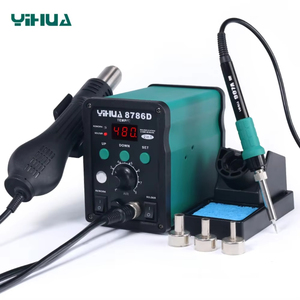 YIHUA <span class=keywords><strong>8786D</strong></span> Fer à souder à Air chaud Station de soudage DIY Station de reprise numérique Réparation de téléphone BGA SMD Outil de soudure Station de soudage - Product Image 1