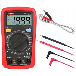 Uni-T Digital Multimeter UT131C 250V 20M Ohm With Test Leads <b>Temperature</b> <b>Probe</b> - Product Image 1