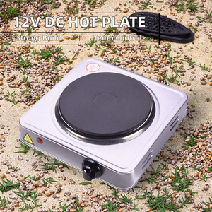Cuisinière électrique 12V DC avec <span class=keywords><strong>four</strong></span> plaque chauffante plate pour ménage extérieur RV cuisine boîtier métallique Durable - Product Image 3