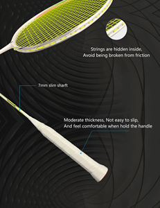 热销碳纤维羽毛球拍超轻球拍石墨碳纤维OEM ODM定制 - Product Image 3