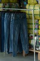 WS22 Jeans Skinny en Denim d'Occasion pour Femme, Tendance Estivale, Vente en Gros, Marque Chinoise Ldxq