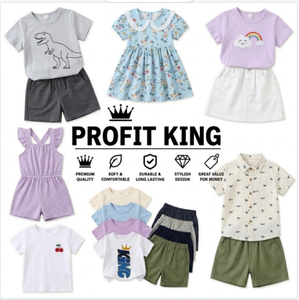 Conjuntos de 2 Piezas para Niños, Ligeros y Amigables con la Piel, Ropa Infantil Moderna e Informal, Paquete Mixto Aleatorio - Product Image 1