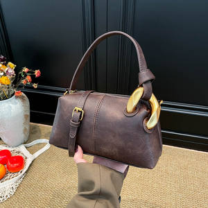 2026 Yeni Moda Yumuşak PU Bayan El Çantaları Kadınlar İçin Vintage Taşınabilir Çapraz Askılı Omuz Çantası Trend Günlük Küçük Kadın Çantaları - Product Image 2