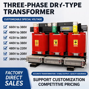 Trasformatore a secco da campus SCB10 35kV 1600kVA, a doppia avvolgatura in rame e alluminio, classe F, raffreddamento ad aria, certificato CSA KEMA ISO - Product Image 3