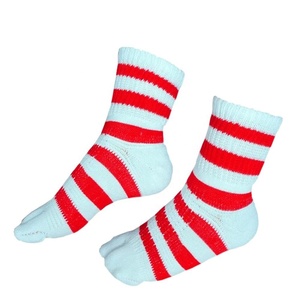 <span class=keywords><strong>Calcetines</strong></span> Separadores de <span class=keywords><strong>Dedos</strong></span> para Mujer, <span class=keywords><strong>Calcetines</strong></span> de Una Sola Pieza <span class=keywords><strong>con</strong></span> Rayas, <span class=keywords><strong>Calcetines</strong></span> Tabi de Algodón Cálidos <span class=keywords><strong>con</strong></span> Dos <span class=keywords><strong>Dedos</strong></span> - Product Image 2