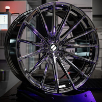 SY-09085 Jantes chromées 1 pièce 5x114.3 5x110 5x120 Concaves profondes 18 19 20 21 22 24 26 pouces Roues forgées pour E46 E90 F30 G30