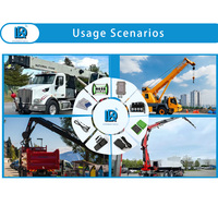 Control Remoto Inalámbrico para Grúa, Impermeable IP68, Control Remoto por Radio Hidráulico, Controlador Inalámbrico Proporcional Industrial para Grúa