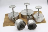 Presse à hamburgers maison en acier inoxydable, outil en métal pour viande de bœuf et légumes