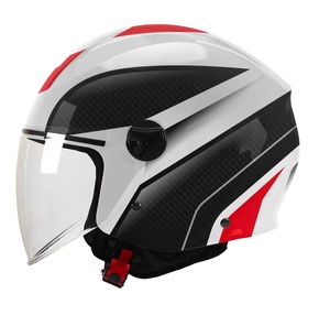 TOOP Cascos de motocicleta de media cara Certificación ECE Personalizar LOGO <span class=keywords><strong>Jet</strong></span> Motor Cascos - Product Image 3