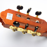Instrument de musique à cordes en nylon pour concert professionnel personnalisé OEM Table en épicéa de Sitka de qualité A + Corps en bois massif avec dos en palissandre