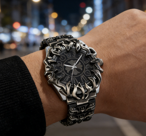 Reloj de pulsera de cuarzo auténtico, irregular, original Y2K, no mecánico, con diseño retro distorsionado, de alta gama vintage y de nicho. - Product Image 3