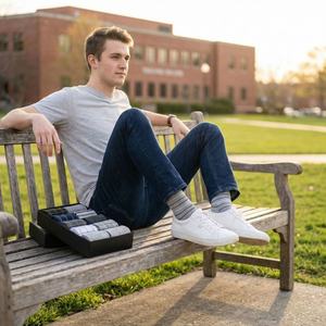 Custom Logo Mens Dress <b>Socks</b> Wholesale Formal Business Cotton <b>Socks</b> Men Work <b>Socks</b> Gift Box Packaging Personalized Design - Product Image 5