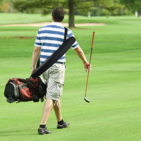 Manchon isotherme en néoprène personnalisé avec logo pour sac de golf, refroidisseur de canettes, porte-boissons pour sports de plein air, cadeau