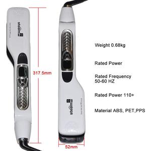 Lisseur à Vapeur <span class=keywords><strong>Professionnel</strong></span>, Fer Plat Électrique, Chauffage Infrarouge LCD, Plaques en Titane Céramique, Styler Puissant <span class=keywords><strong>Pod</strong></span> Plus - Product Image 6