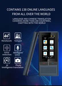 Hotsell 4G WIFI 3.1inch Business Translator 138 Languages Offline/Online Photo Voice Translation AI Smart Translator