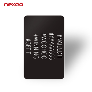 Custom Printable NFC UV High Quality Black <b>Card</b> 213/215/216 IC <b>Card</b> Re-writable Matte Black Blank RFID Smart <b>Card</b> Contactless Wr - Product Image 2