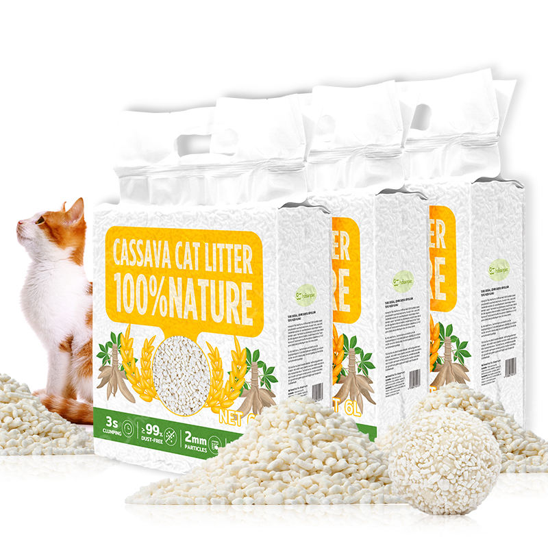 Flushable Tofu Cat Litter Dust Free Efficient Clumping