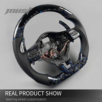 Volant en fibre de carbone LED personnalisé pour Golf GTI GTS R GLI GTD MK7 MK6 MK5 MK4 2010-2014 Modèles anciens